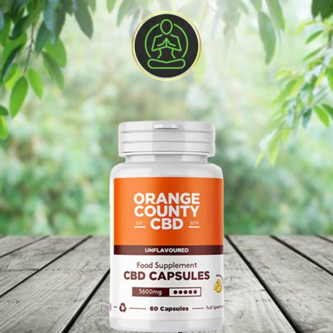 Orange County 900mg - 3600mg Full Spectrum CBD Capsules - 60 Caps