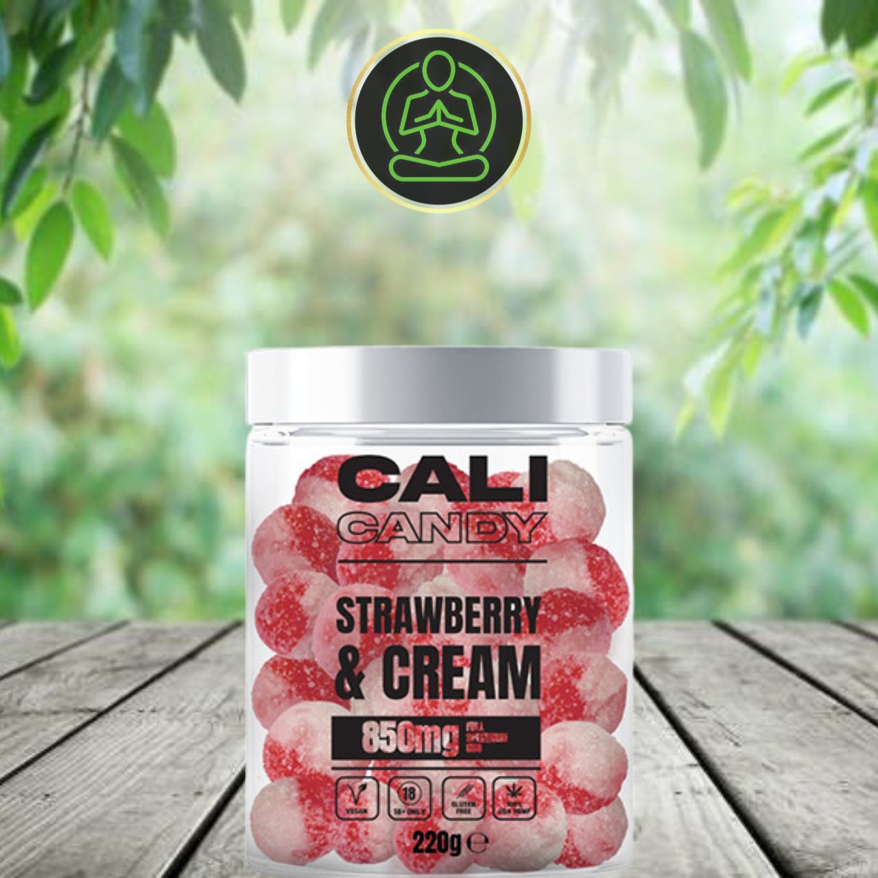 CALI CANDY 850mg Max Strength CBD Edible Vegan Sweets - 10 Flavours