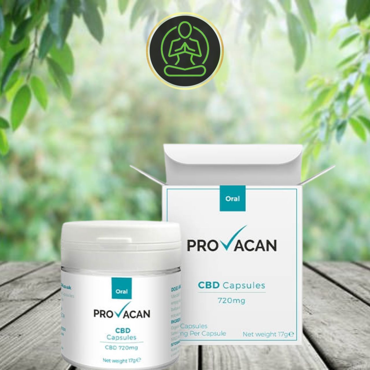 Provacan 720mg - 2880mg CBD Oral Capsules - 30 Caps