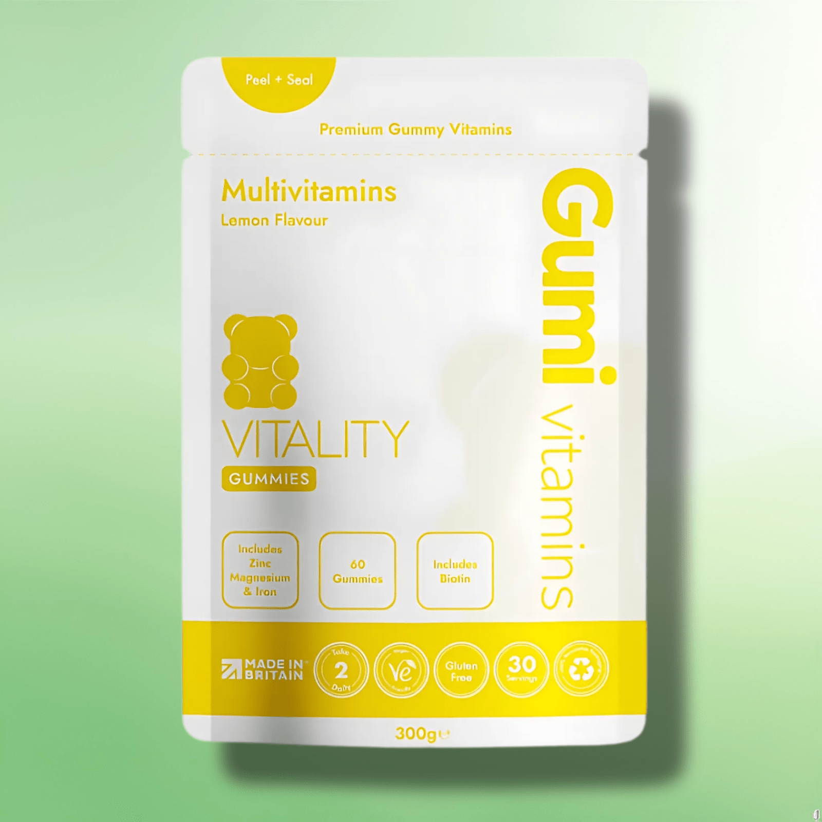 Pure Extract Vitamin Gummies by Gumi Vitamins - 10 Flavours! - 60 Gummies - CBD Shack