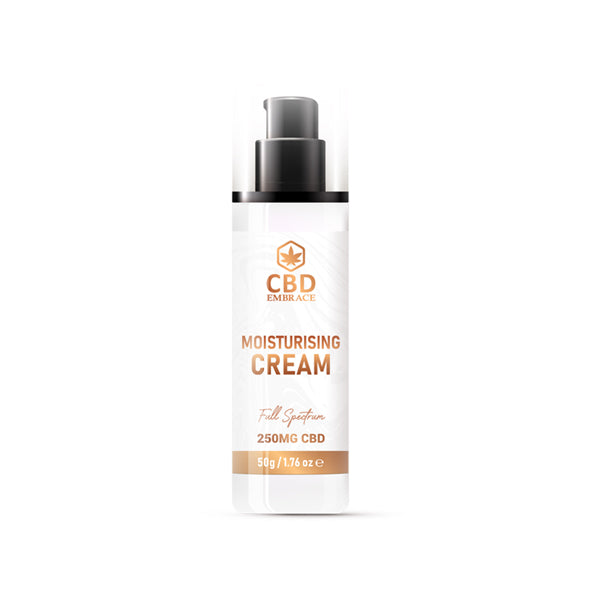 CBD Embrace 250mg Full Spectrum CBD Moisturiser - 50g