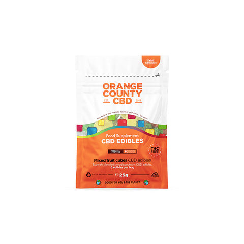 Orange County CBD 100mg Mini CBD Gummies - 6 Pieces