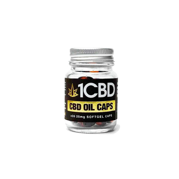 1CBD Soft Gel Capsules 750mg - 1500mg CBD