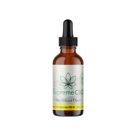 Supreme CBD 500mg - 24000mg Full Spectrum CBD Tincture Oil - 30ml