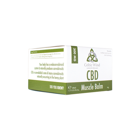 Celtic Wind Crops 300mg CBD Muscle Balm - 40ml (BUY 1 GET 1 FREE)