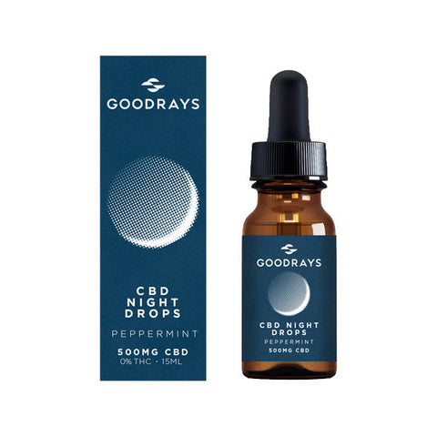 Goodrays 500mg- 1000mg CBD Night Drops Peppermint - 15ml