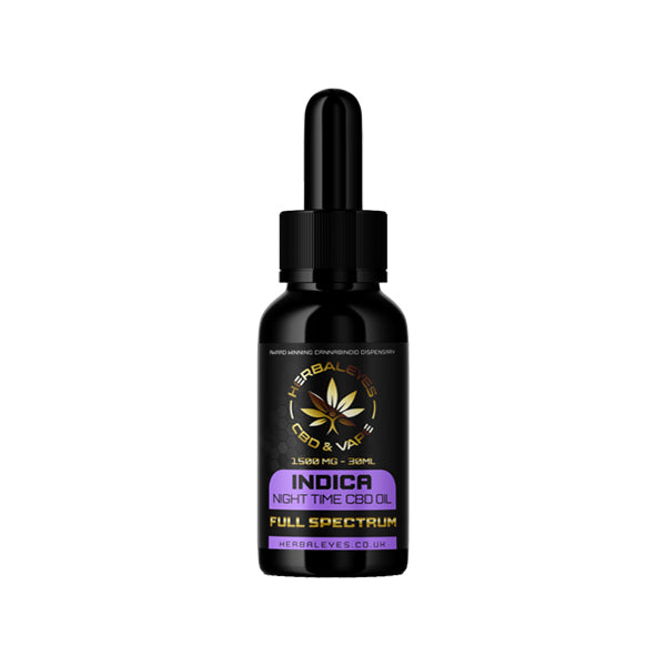 Herbaleyes 1500mg Full Spectrum CBD Indica/Sativa Oil - 30ml