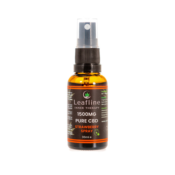 CBD Leafline 1500mg - 2500mg CBD MCT Oil Spray - 30ml