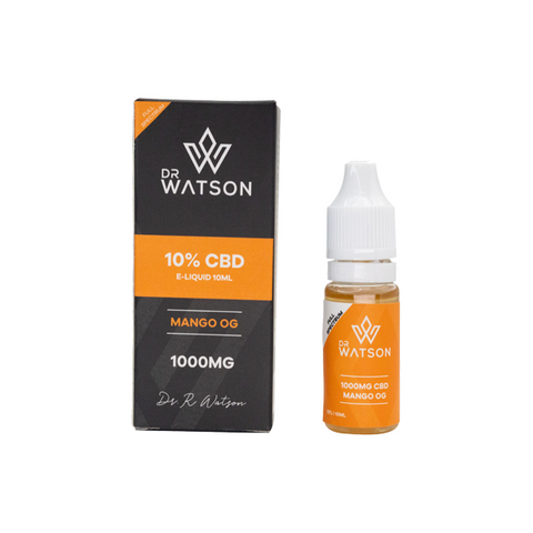 Dr Watson 1000mg Full Spectrum CBD Vaping liquid 10ml