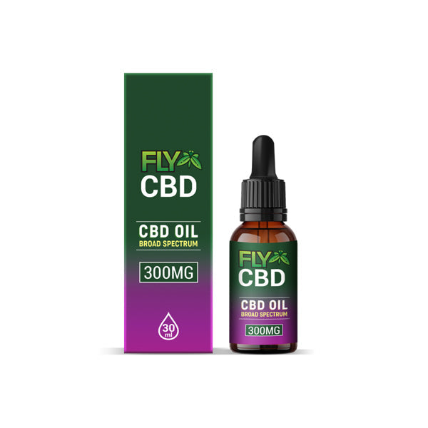 Fly CBD 300mg - 1000mg CBD Broad Spectrum Tincture Oil 30ml