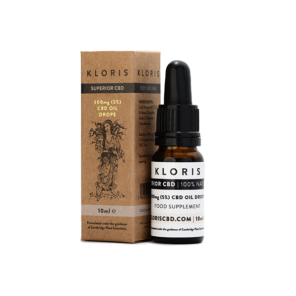 Kloris 500mg - 1000mg CBD Oil Drops - 10ml