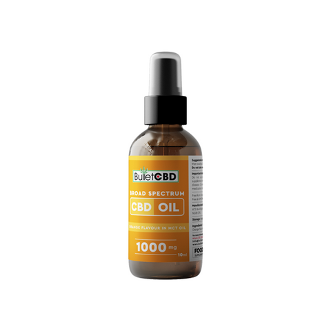 Bullet CBD 1000mg - 6000mg Broad Spectrum CBD Oil Spray