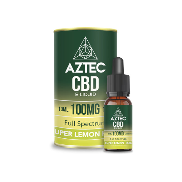 Aztec CBD 100mg - 1000mg CBD Vaping Liquid 10ml (50PG/50VG)