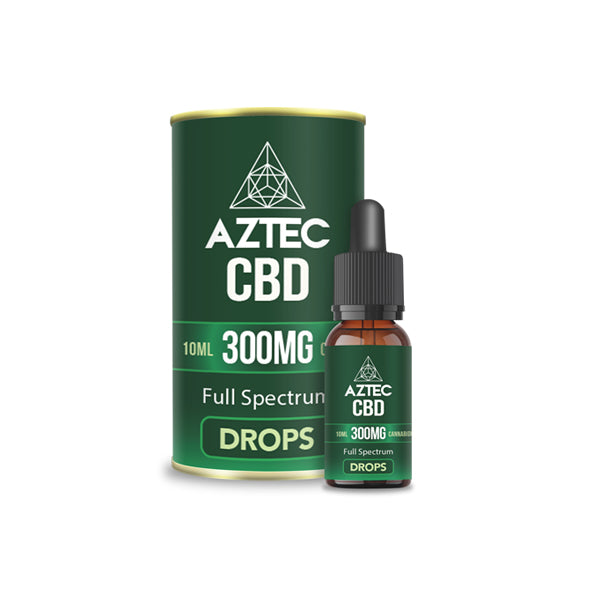 Aztec CBD Full Spectrum Hemp Oil 300mg - 4000mg CBD 10ml