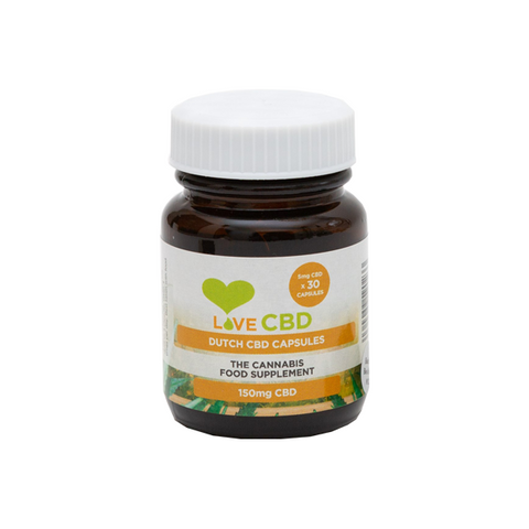 Love CBD 150mg- 300mg Dutch CBD Capsules