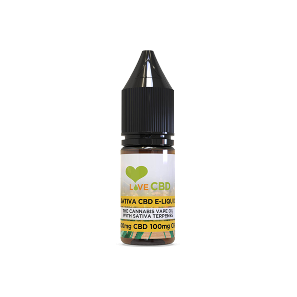 Love CBD 600mg CBD + CBG Vaping Liquid 10ml (65PG/35VG)