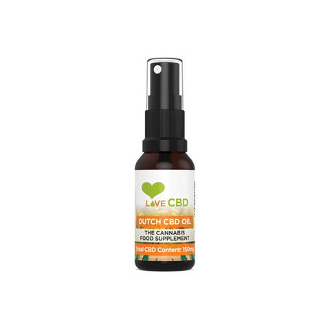 Love CBD 150mg - 500mg Dutch CBD Oil Spray - 20ml