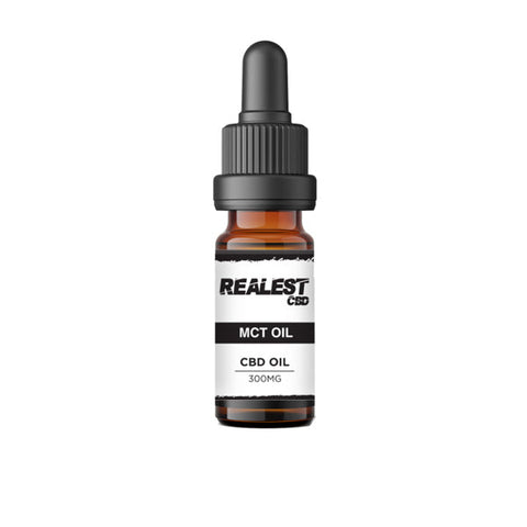 Realest CBD 300mg - 2400mg Broad Spectrum CBD 10ml MCT Oil (BUY 1 GET 1 FREE)