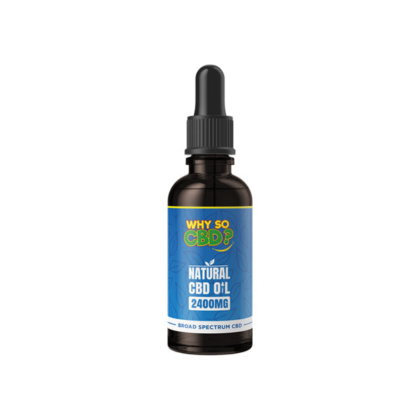 Why So CBD? 2400mg - 4800mg Broad-Spectrum CBD Natural Oil - 50ml