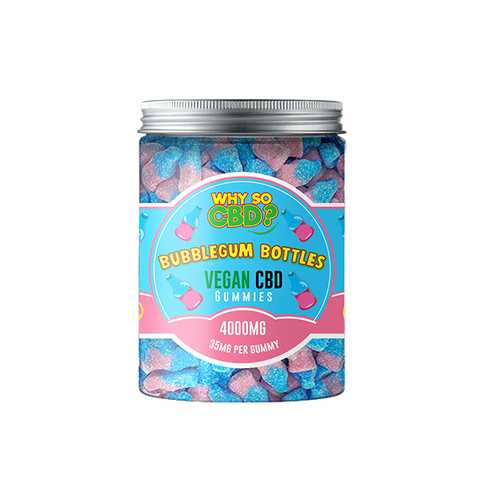 Why So CBD? 4000mg CBD Large Vegan Gummies - 11 Flavours